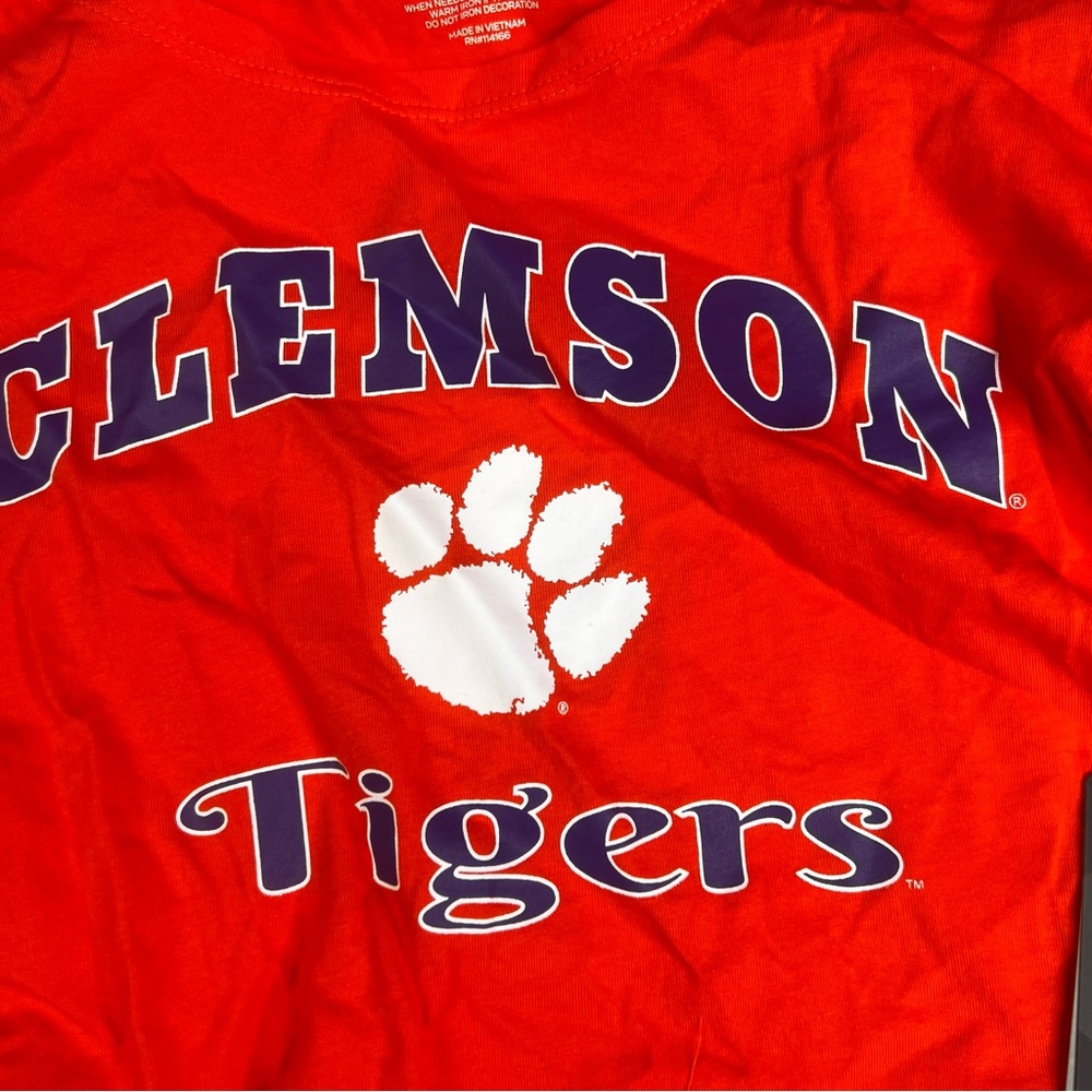 Colosseum Orange Clemson Tigers Sewn Paw Womans XL Pullover Hoodie NWT L031124 - Picture 4 of 5